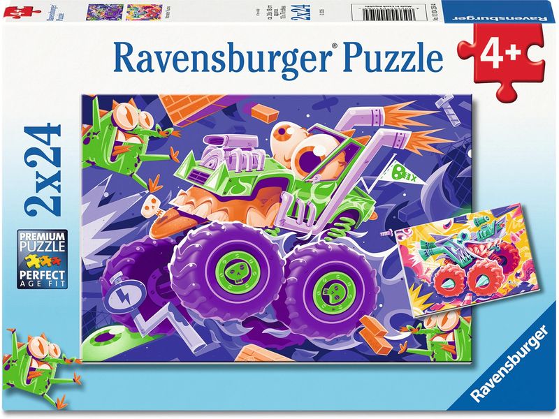 Ravensburger | Pz Monster Trucks 2x24p