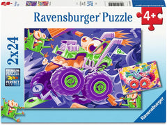 Ravensburger | Pz Monster Trucks 2x24p
