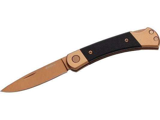 Herbertz | Taschenmesser Titanbeschichtung | Rosengold D2, Small, Black