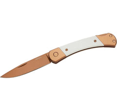 Herbertz | Taschenmesser Titanbeschichtung | Rosengold D2, Medium, White