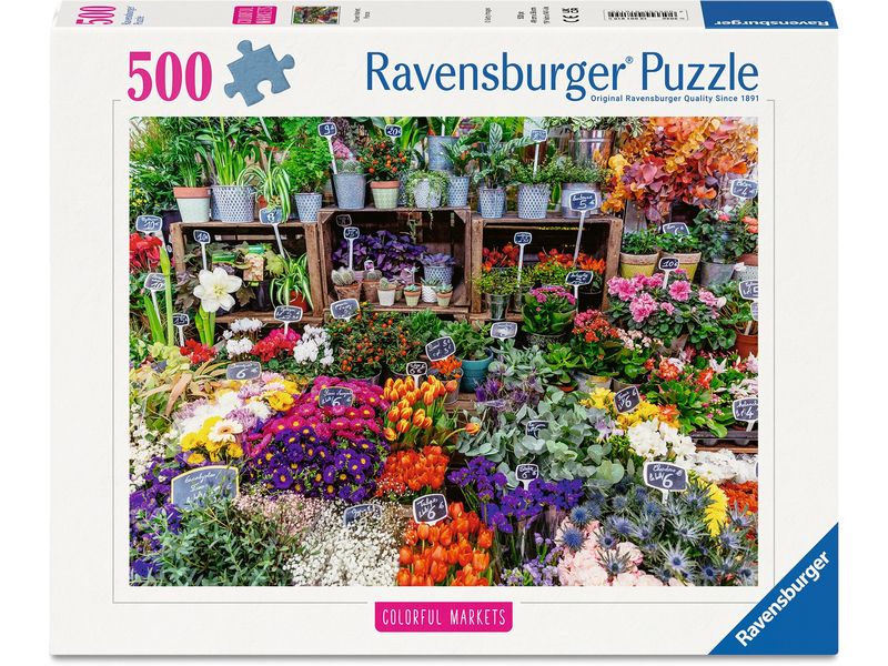 Ravensburger | Blumenmarkt, Frankreich 500p