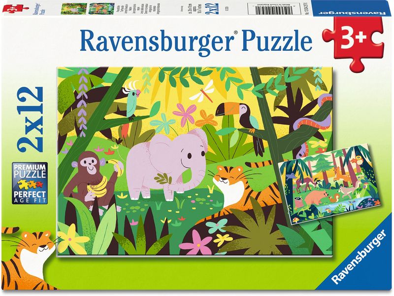 Ravensburger | Pz Freundliche Tierfreunde 2x12p