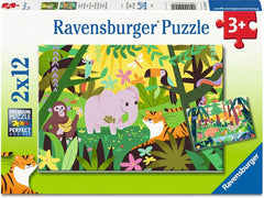 Ravensburger | Pz Freundliche Tierfreunde 2x12p