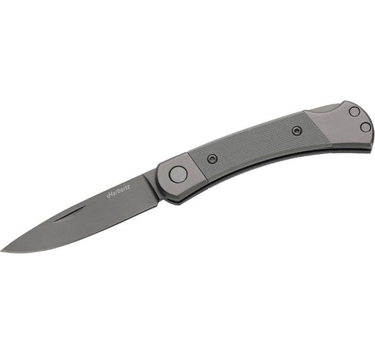 Herbertz | Taschenmesser Titanbeschichtung Grey D2 | Small, Grey