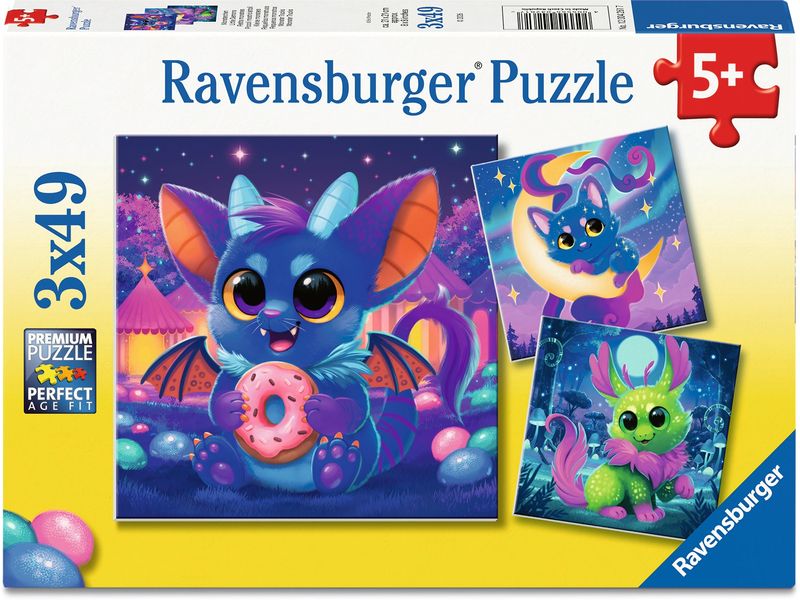 Ravensburger | Pz Monsterchen 3x49p