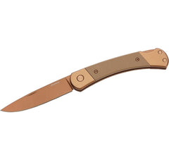 Herbertz | Taschenmesser Titanbeschichtung | Rosengold D2, Medium, Sand