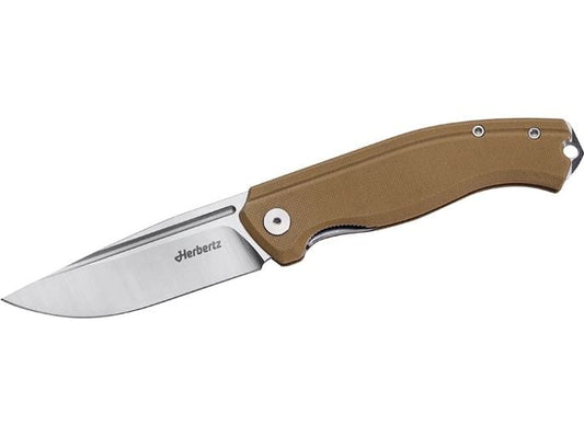 Herbertz | Taschenmesser Kompakt Liner Lock | desert G10