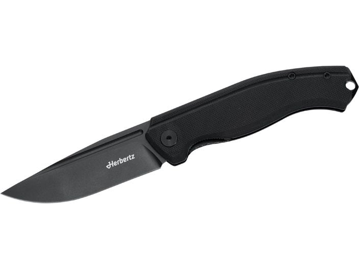 Herbertz | Taschenmesser Kompakt Liner Lock | schwarz G10
