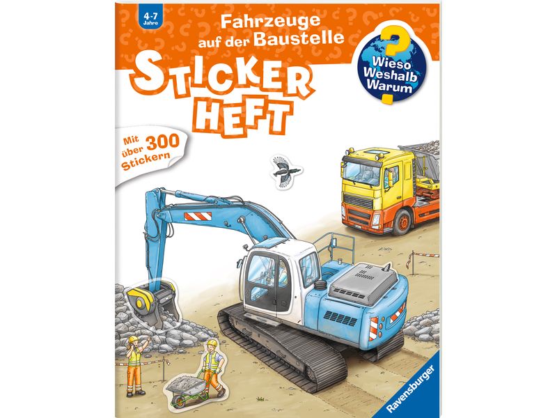 Ravensburger | WWWStickern Fahrzeuge auf der Baustelle