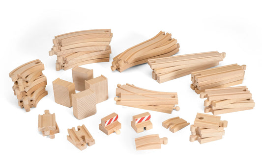 BRIO | Grosses Schienensortiment | 50 Teile