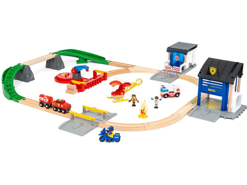 BRIO | Polizei u. Feuerwehr Set
