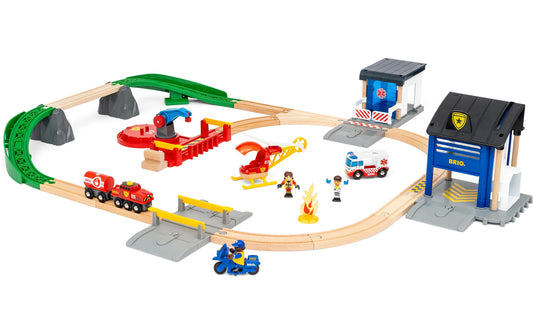 BRIO | Polizei u. Feuerwehr Set