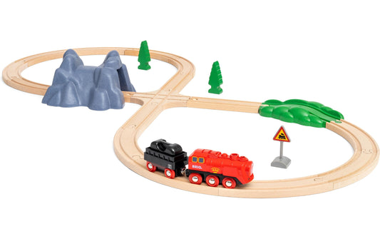 BRIO | Batterie-Dampflok Set