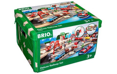 BRIO | Strassen & Schienen Bahn Set Deluxe