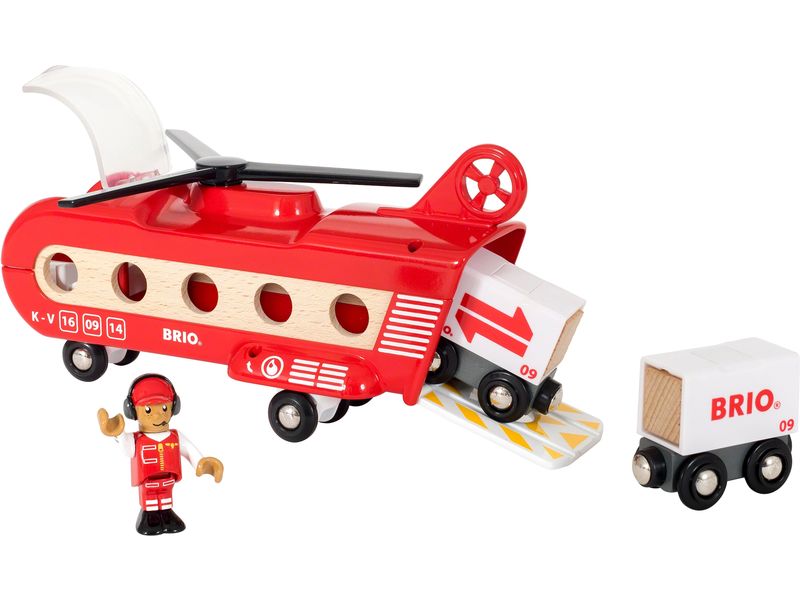 BRIO | Eisenbahn-Transporthubschrauber