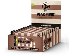 PEAK PUNK | Bio Protein Bar | Dark Chocolate, 12x55g
