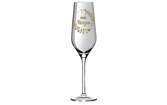 Wate | Sektglas | von Herzen