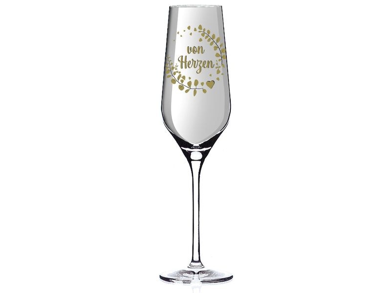 Wate | Sektglas | von Herzen