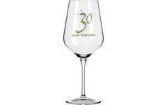Wate | Weinglas | Happy Birthday 30