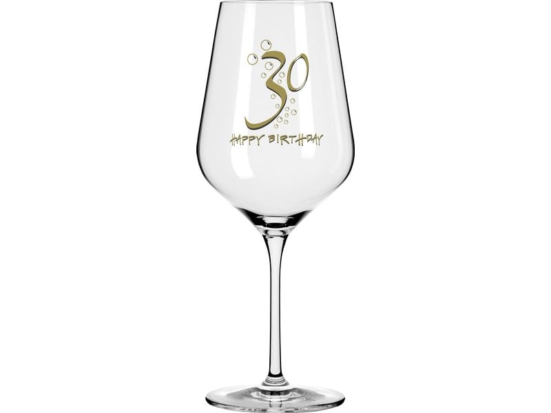 Wate | Weinglas | Happy Birthday 30