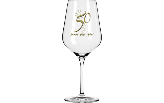Wate | Weinglas | Happy Birthday 50