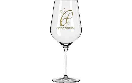 Wate | Weinglas | Happy Birthday 60