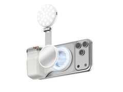 4smarts | Kameragriff | Magnetisch, Fill Light, Weiss