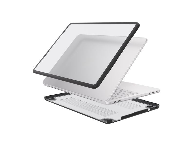 4smarts | Shell Case, Schwarzer Rahmen | MacBook Neo
