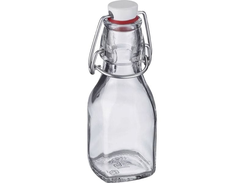 Westmark | Bügelverschlussflasche eckig | 125ml