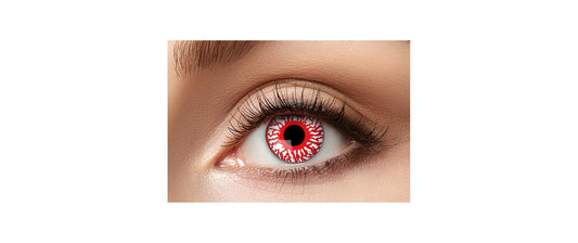 Partyartikel | Halloween 3-Monatslinsen farbig | Bloodshot