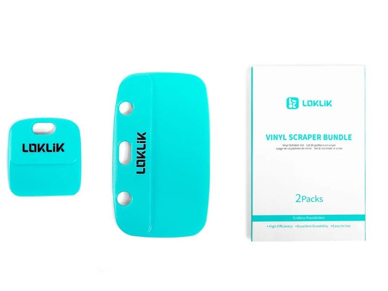 LOKLIK | Vinyl Rakel Set | Blau, 2 Stück