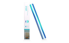 LOKLIK | Vinylfolie permanent Wasser Blau | 30.5 x 90 cm, Holographisch