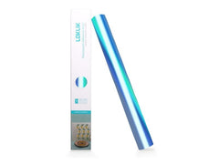 LOKLIK | Vinylfolie permanent Wasser Blau | 30.5 x 90 cm, Holographisch