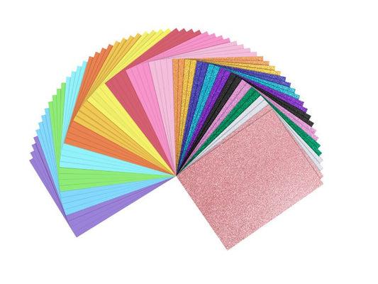 LOKLIK | Kartonpapier Set 20 Farben | 21.6 x 28 cm, 60 Stück
