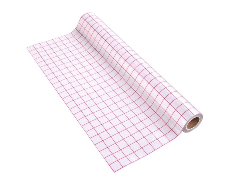 LOKLIK | Gitter Transferband Rolle Rot | 30 cm x 15 m
