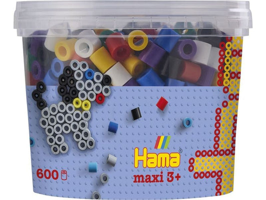 Hama | Bügelperlen Maxi Vollton, 600 Stück