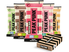 PEAK PUNK | ® Proteinriegel Probierbox | 7 x 55 g Bio Protein Bar