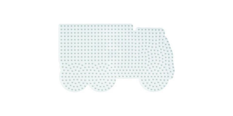 Hama | Bügelperlen Platten LKW Weiss, 10 x 17