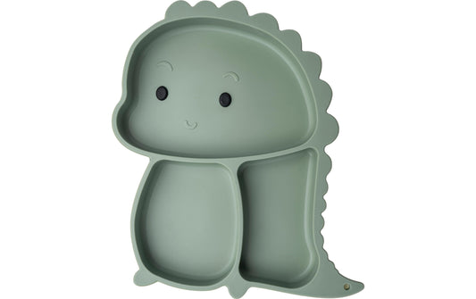 Fackelmann | MiniCooking Teller Dino | Silikon, Rauchgrün