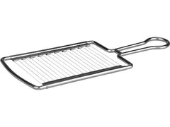 Fackelmann | Kartoffelschneider Edelstahl | 243x110x6mm, geeignet für Eier/Mozzarella