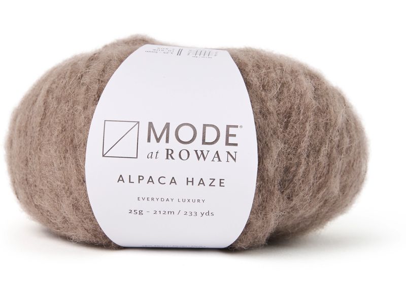 Mode at Rowan | Rowan Wolle Alpace Haze | 25g, Hellbraun