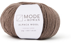 Mode at Rowan | Rowan Wolle Alpaca Wool | 50g, Hellbraun
