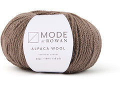 Mode at Rowan | Rowan Wolle Alpaca Wool | 50g, Hellbraun