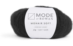 Mode at Rowan | Rowan Wolle Mohair Soft | 50g, Schwarz