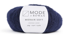 Mode at Rowan | Rowan Wolle Mohair Soft | 50g, Blau