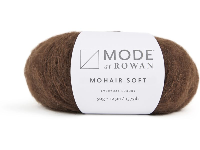 Mode at Rowan | Rowan Wolle Mohair Soft | 50g, Braun