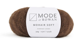 Mode at Rowan | Rowan Wolle Mohair Soft | 50g, Braun