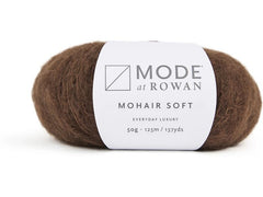 Mode at Rowan | Rowan Wolle Mohair Soft | 50g, Braun