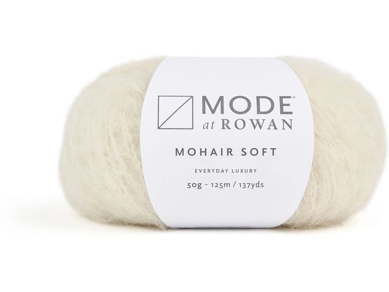 Mode at Rowan | Rowan Wolle Mohair Soft | 50g, Cream