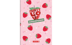 Brunnen | Hausaufgabenheft 48 Blt | 21.6x14.8 cm, Fruity Love